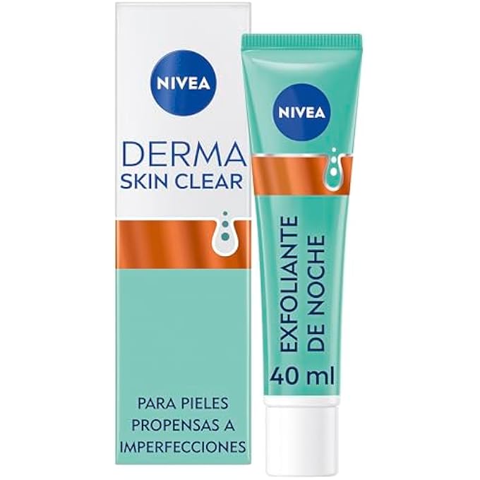 Nivea DERMA SALICYLIC AND GLYCOLIC ACID NIGHT EXFOLIATING PEELING SCRUB 40 ML - Image 1